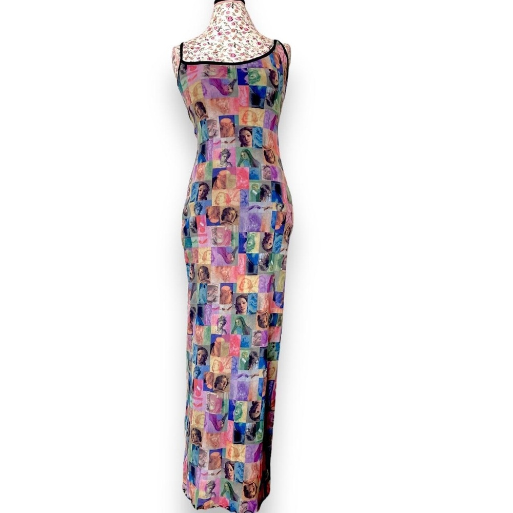 Multi-Color Photo Mosaic Maxi Dress - Women